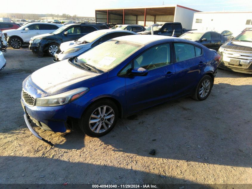 VIN 3KPFL4A74HE055591 2017 KIA Forte, S no.2