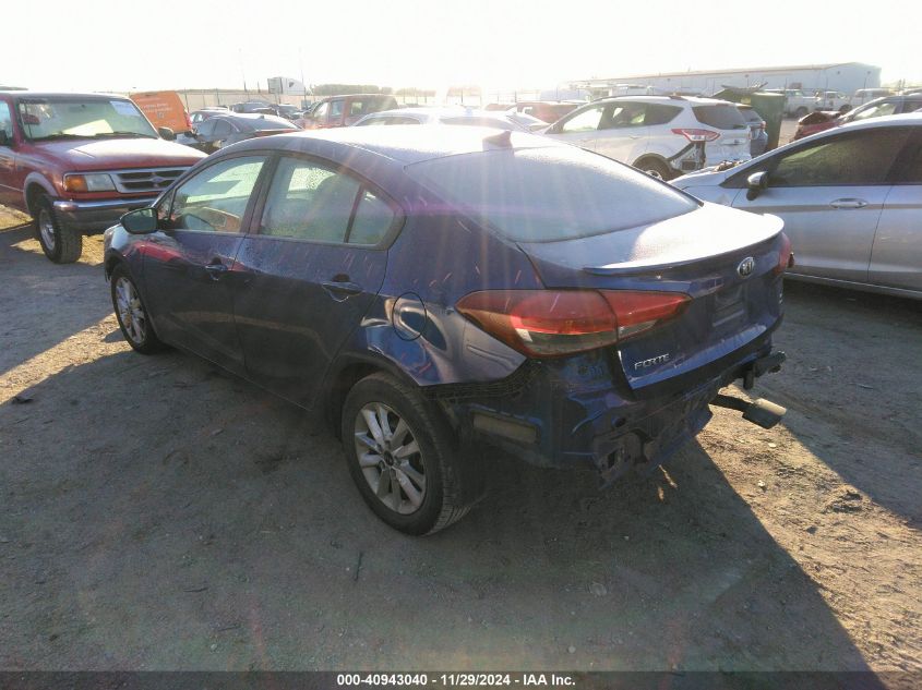 VIN 3KPFL4A74HE055591 2017 KIA Forte, S no.3