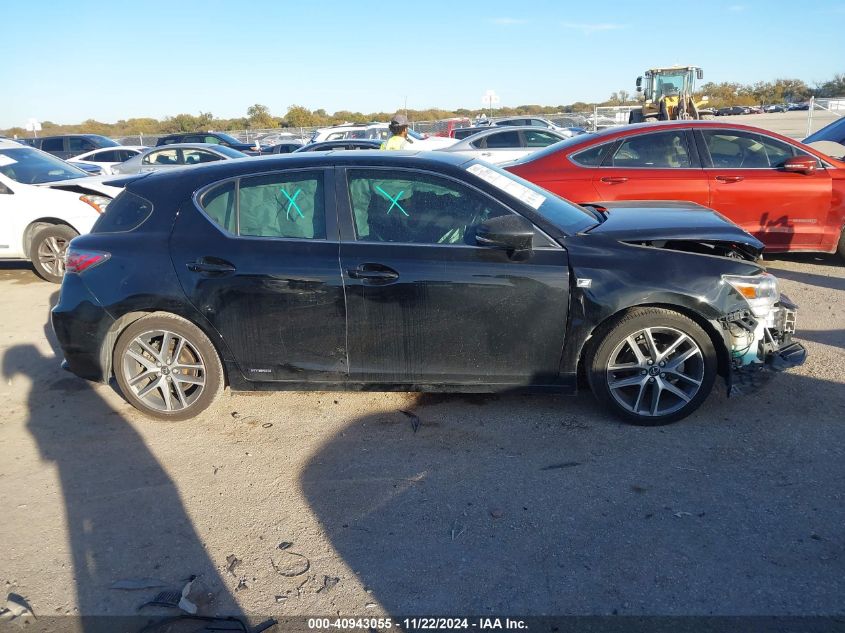 2016 Lexus Ct 200H VIN: JTHKD5BH9G2262738 Lot: 40943055