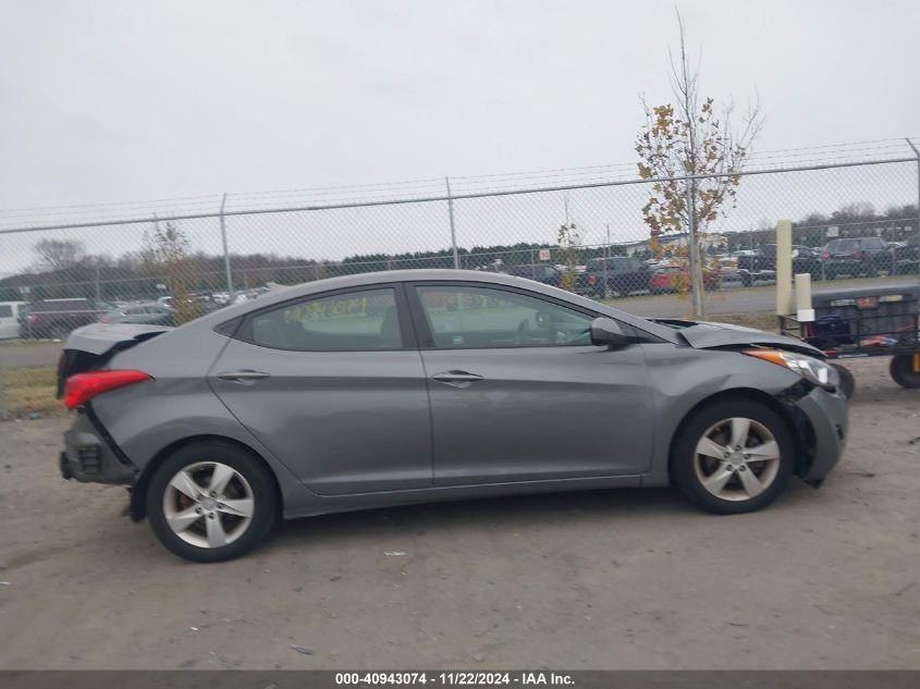 2013 Hyundai Elantra Gls VIN: 5NPDH4AE4DH272877 Lot: 40943074