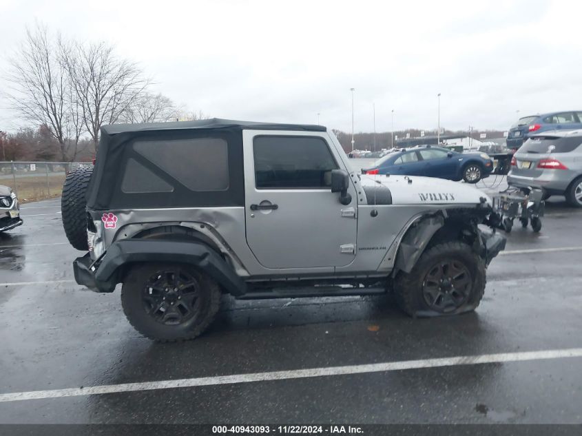 2017 Jeep Wrangler Willy Wheeler 4X4 VIN: 1C4AJWAG7HL670770 Lot: 40943093