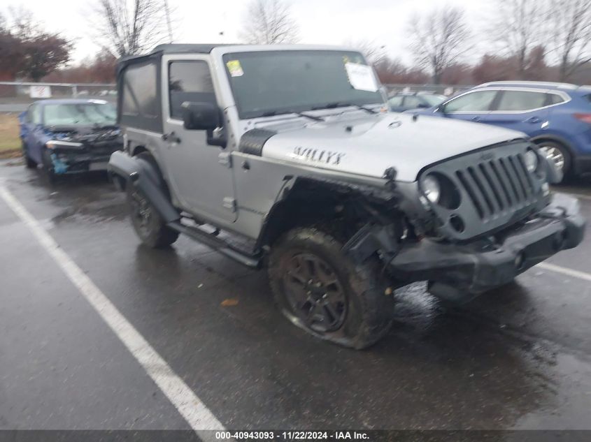 2017 Jeep Wrangler Willy Wheeler 4X4 VIN: 1C4AJWAG7HL670770 Lot: 40943093