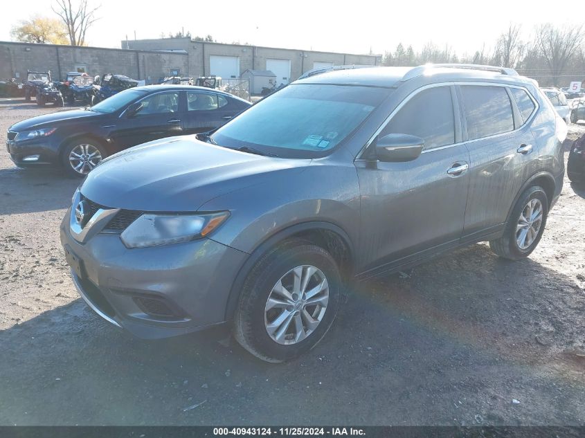 VIN 5N1AT2MV6EC794422 2014 Nissan Rogue, SV no.2