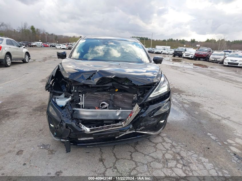 2023 Nissan Murano Sl Intelligent Awd VIN: 5N1AZ2CS9PC106843 Lot: 40943148