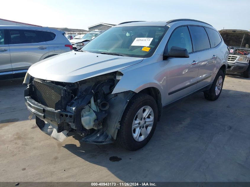 VIN 1GNKRFED2DJ181655 2013 Chevrolet Traverse, LS no.2