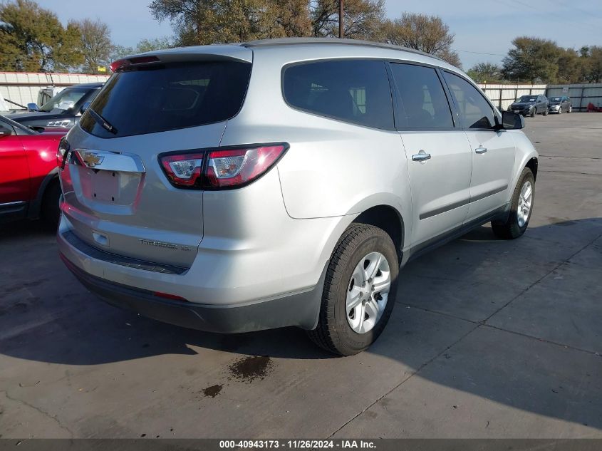 VIN 1GNKRFED2DJ181655 2013 Chevrolet Traverse, LS no.4