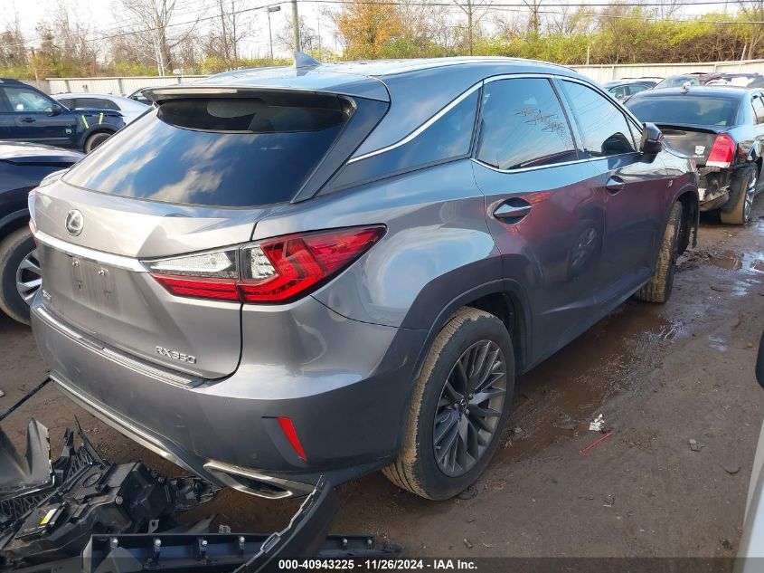 VIN 2T2BZMCA9GC042186 2016 Lexus RX, 350 F Sport no.4