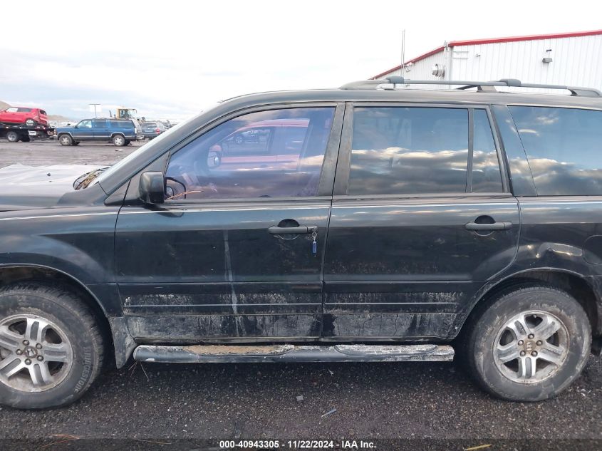 2004 Honda Pilot Ex-L VIN: 2HKYF18524H558478 Lot: 40943305