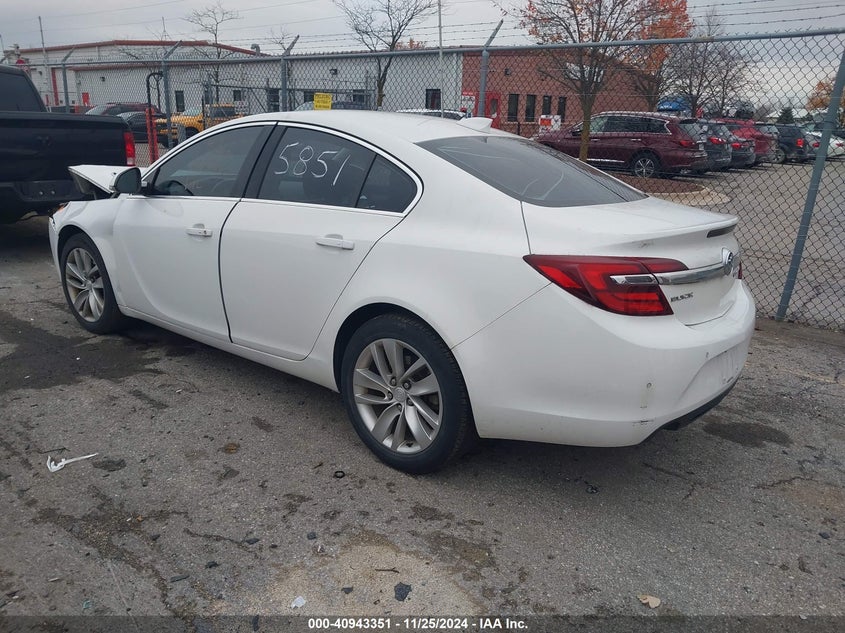Vin: 2g4gn5ex1f9295851, lot: 41433125, buick regal turbo/e-assist premium i 20153
