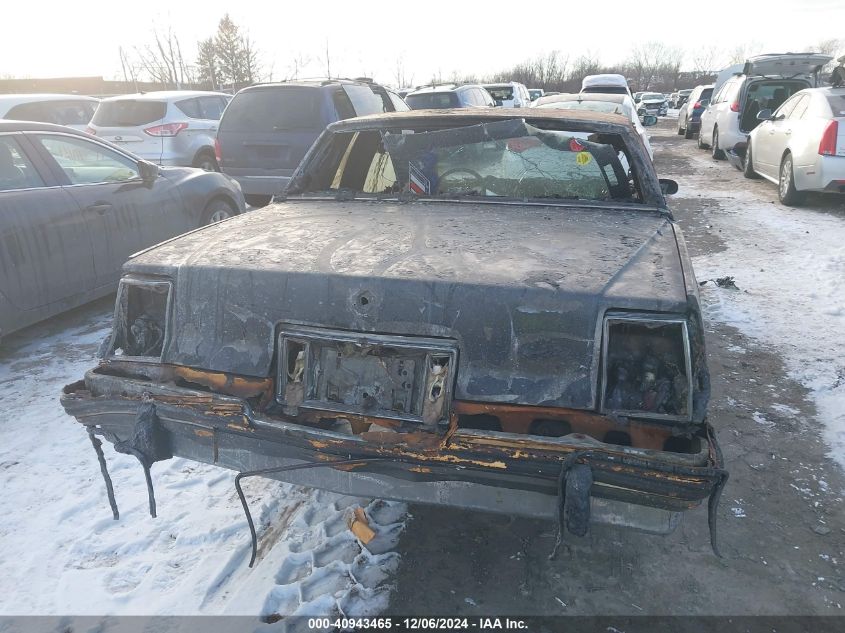 1986 Pontiac Grand Prix Le VIN: 2G2GK37H2G2274061 Lot: 40943465