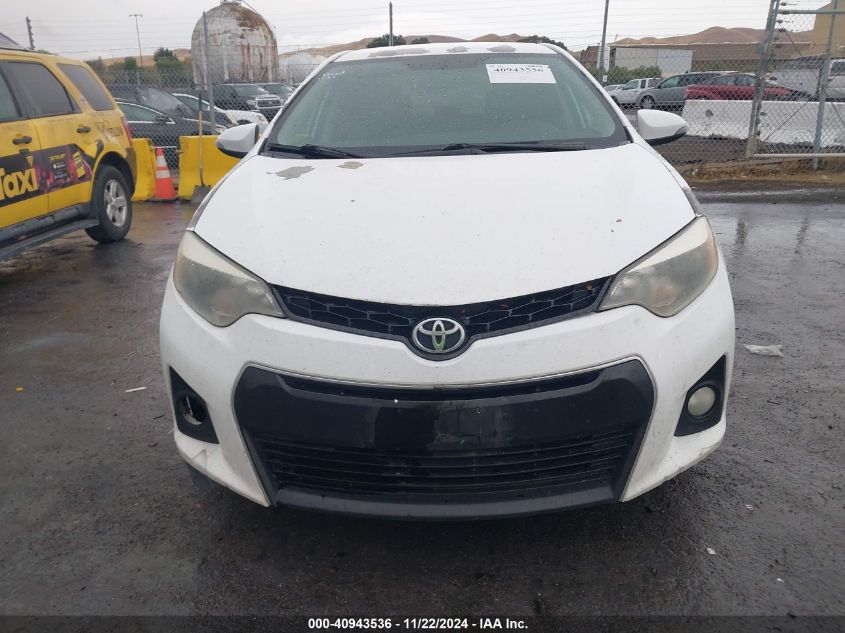 2015 Toyota Corolla S Plus VIN: 5YFBURHE8FP274983 Lot: 40943536