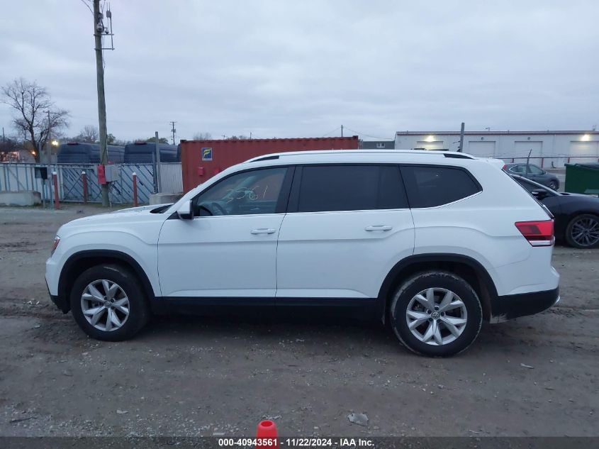 2018 Volkswagen Atlas 3.6L V6 Se/3.6L V6 Se W/Technology VIN: 1V2DR2CA3JC561489 Lot: 40943561