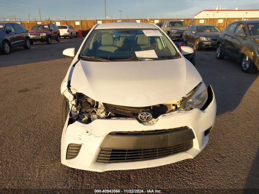 2014 Toyota Corolla Le VIN: 5YFBURHEXEP134285 Lot: 40943566