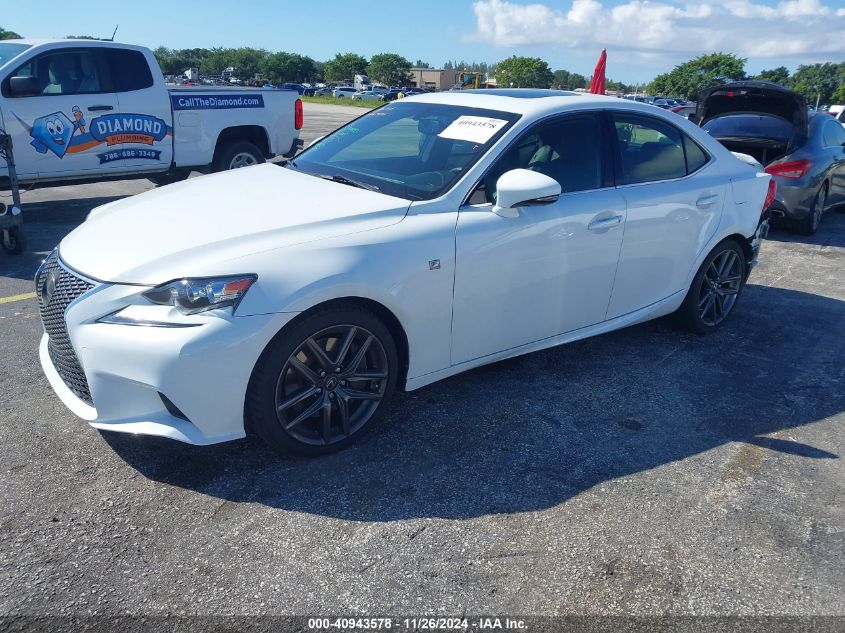 VIN JTHBA1D27G5038053 2016 Lexus IS, 200T no.2