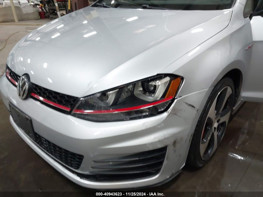 VIN 3VW547AU4GM021782 2016 Volkswagen Golf Gti, Se... no.6