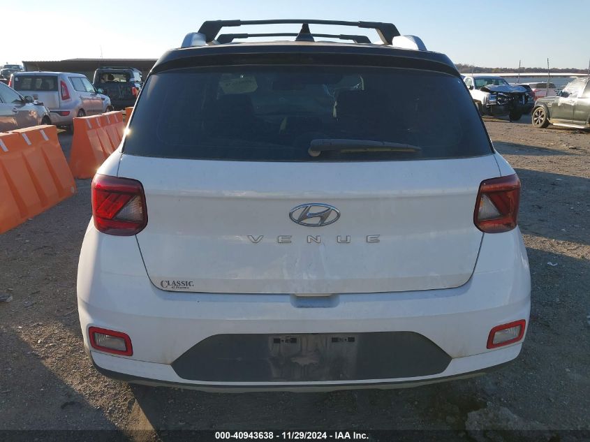 2022 Hyundai Venue Limited VIN: KMHRC8A32NU173312 Lot: 40943638