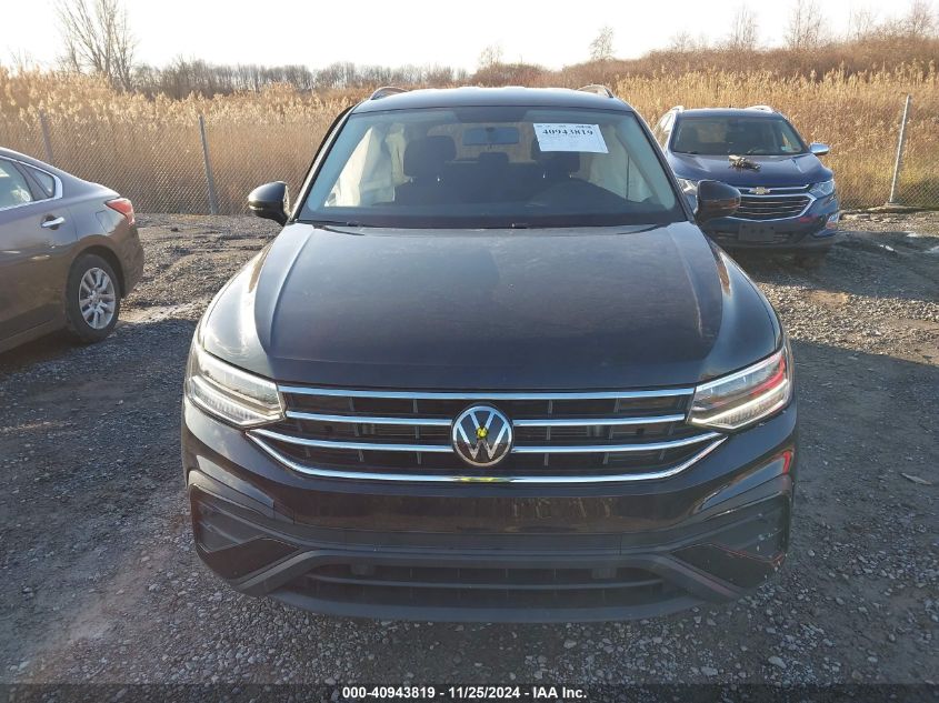 2022 Volkswagen Tiguan 2.0T S VIN: 3VV0B7AX1NM110995 Lot: 40943819