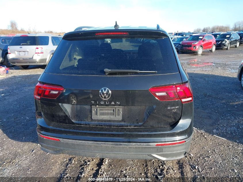 2022 Volkswagen Tiguan 2.0T S VIN: 3VV0B7AX1NM110995 Lot: 40943819