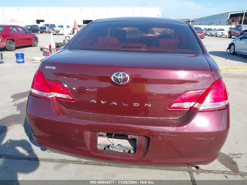 2007 Toyota Avalon Limited VIN: 4T1BK36B87U250761 Lot: 40943877