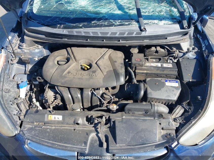 2013 HYUNDAI ELANTRA VIN: KMHDH4AE5DU711750