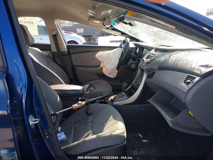 2013 HYUNDAI ELANTRA VIN: KMHDH4AE5DU711750
