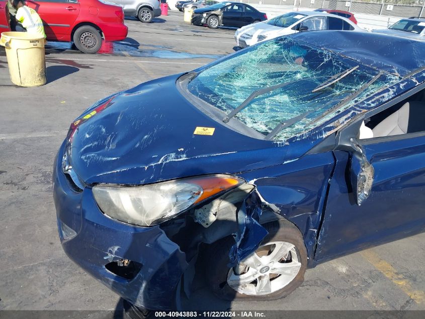 2013 HYUNDAI ELANTRA VIN: KMHDH4AE5DU711750