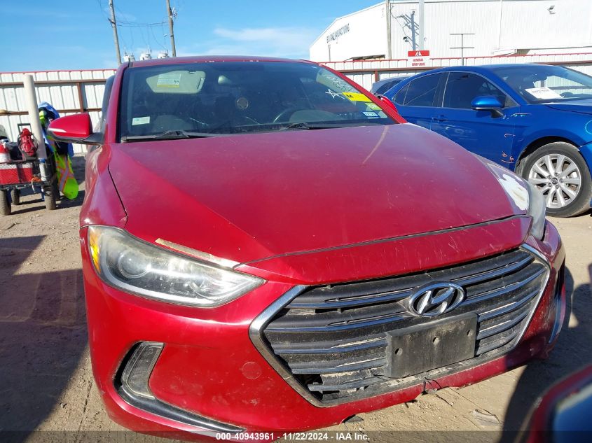 2017 Hyundai Elantra Limited VIN: KMHD84LF2HU267481 Lot: 40943961