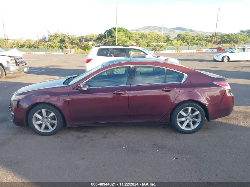 2012 Acura Tl 3.5 VIN: 19UUA8F23CA039929 Lot: 40944021