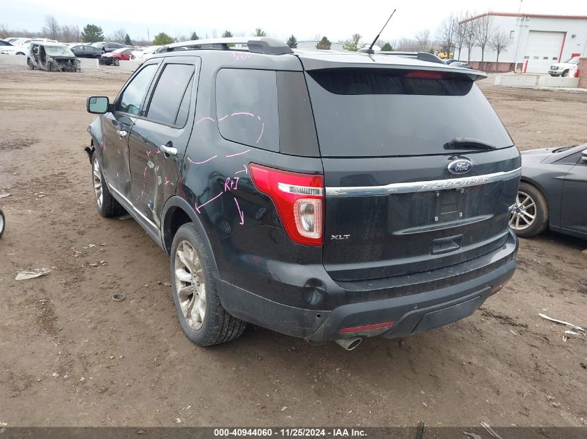 VIN 1FM5K8D83EGC46274 2014 FORD EXPLORER no.3