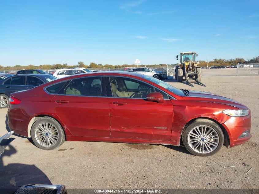 2014 Ford Fusion Hybrid Se VIN: 3FA6P0LU7ER376633 Lot: 40944215