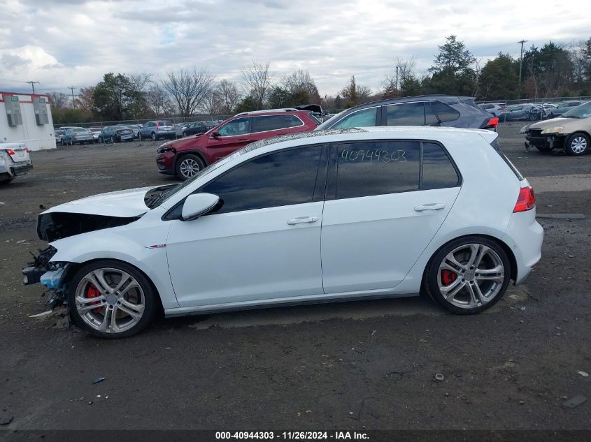 VIN 3VW447AU7GM016457 2016 Volkswagen Golf Gti, Aut... no.14