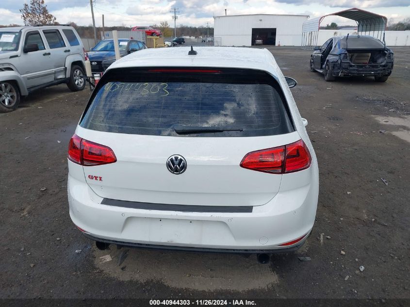 VIN 3VW447AU7GM016457 2016 Volkswagen Golf Gti, Aut... no.16