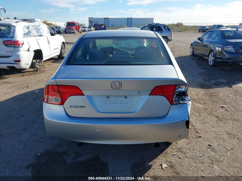 2006 Honda Civic Lx VIN: 1HGFA16516L049684 Lot: 40944331