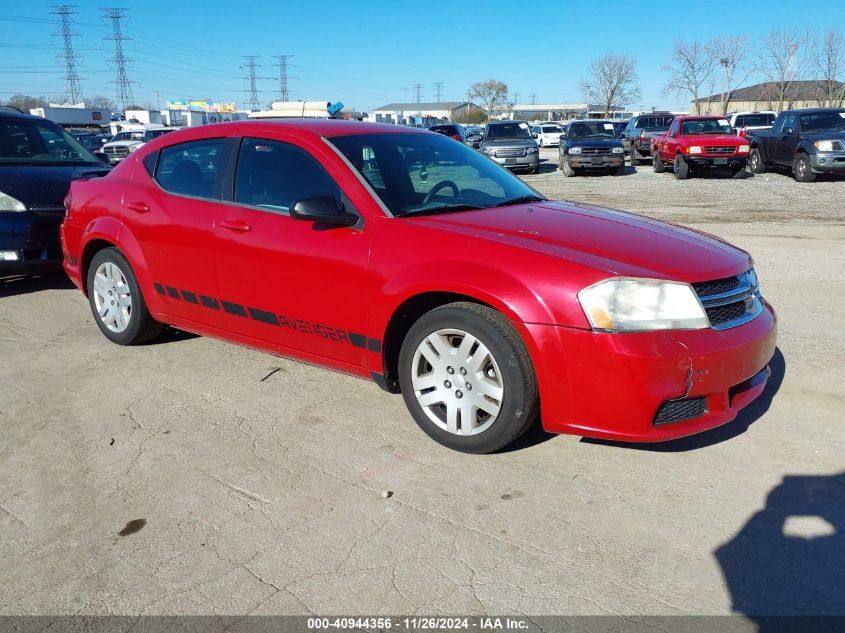 VIN 1C3CDZAB0EN126184 2014 Dodge Avenger, SE no.1