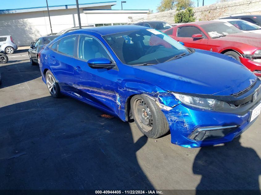 2019 Honda Civic Lx VIN: 19XFC2F61KE211436 Lot: 40944405