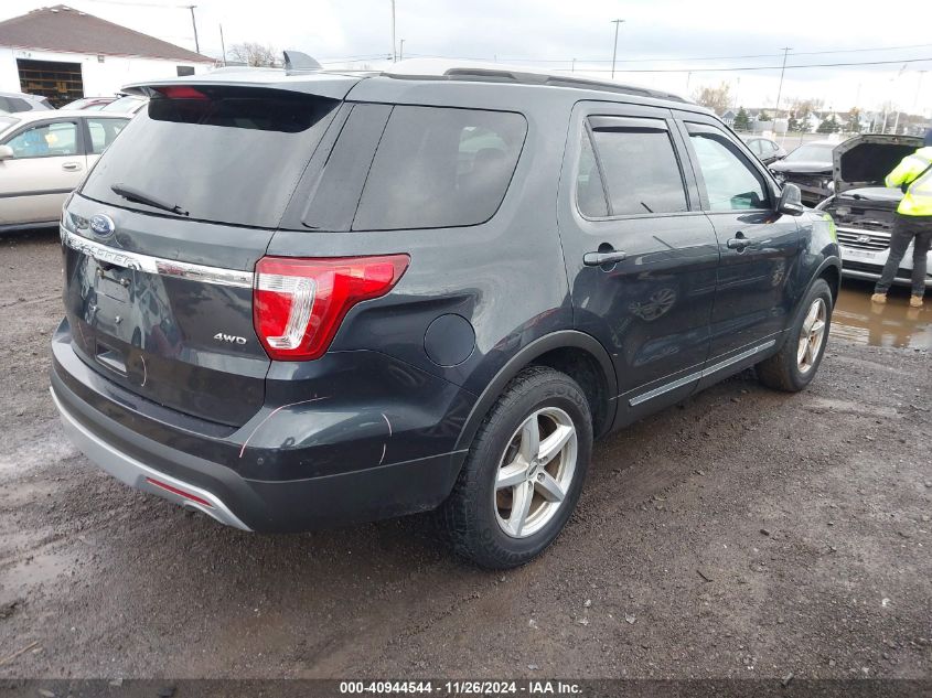 VIN 1FM5K8D85HGD97198 2017 Ford Explorer, Xlt no.4