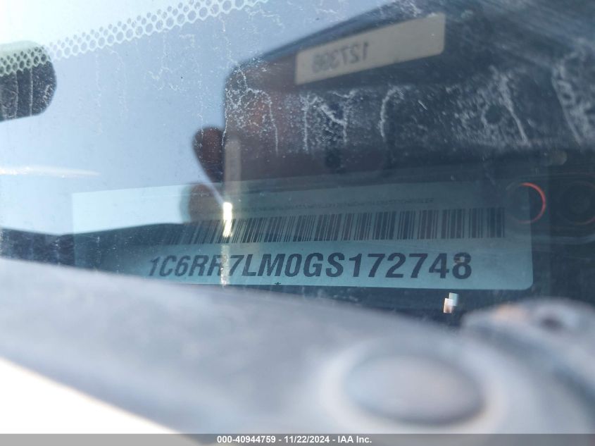 2016 RAM 1500 SLT - 1C6RR7LM0GS172748