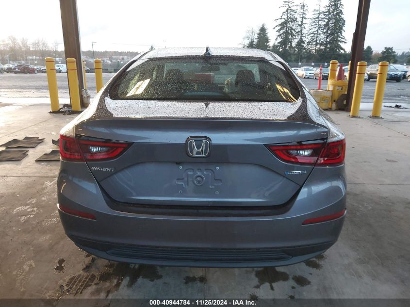 2022 Honda Insight Ex VIN: 19XZE4F5XNE009869 Lot: 40944784