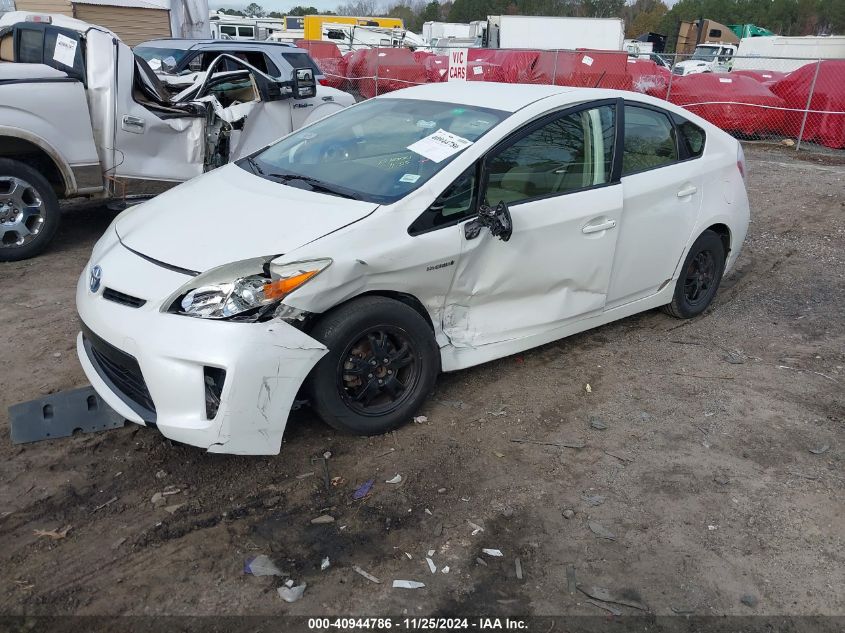 VIN JTDKN3DU0D5560148 2013 Toyota Prius, Two no.2