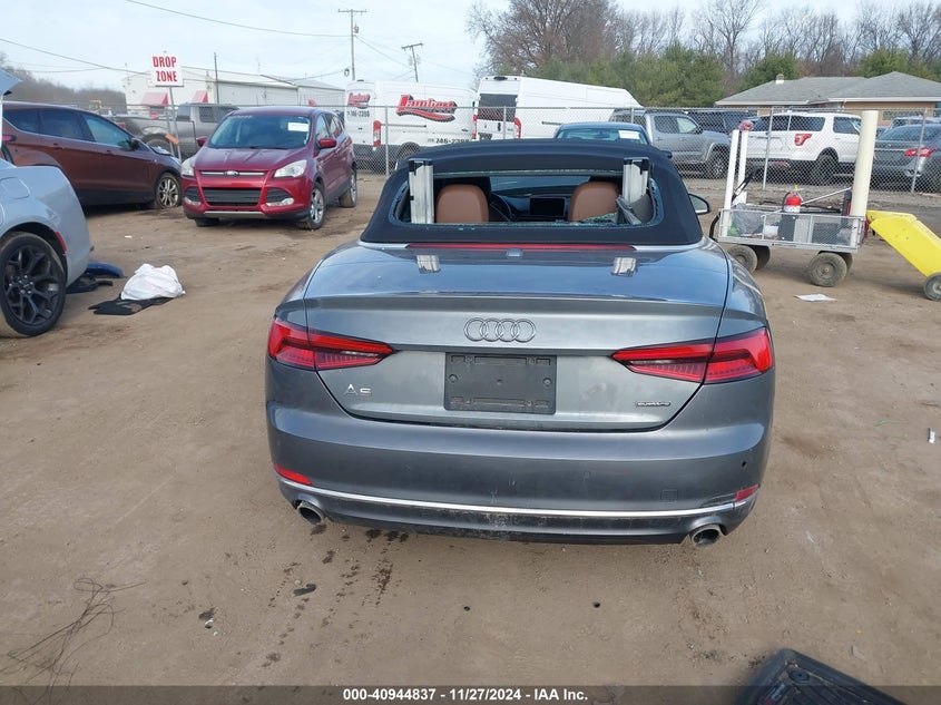 2018 AUDI A5 2.0T PREMIUM - WAU2NGF54JN000218