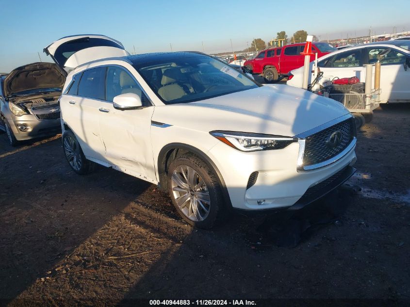 VIN 3PCAJ5EB0PF110194 2023 Infiniti QX50, Sensory Awd no.1