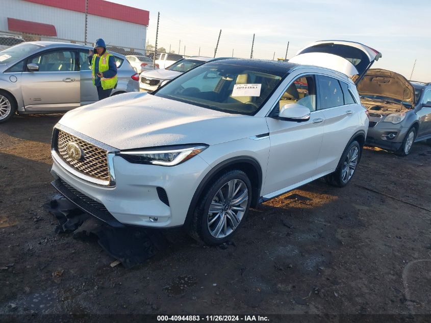 VIN 3PCAJ5EB0PF110194 2023 Infiniti QX50, Sensory Awd no.2