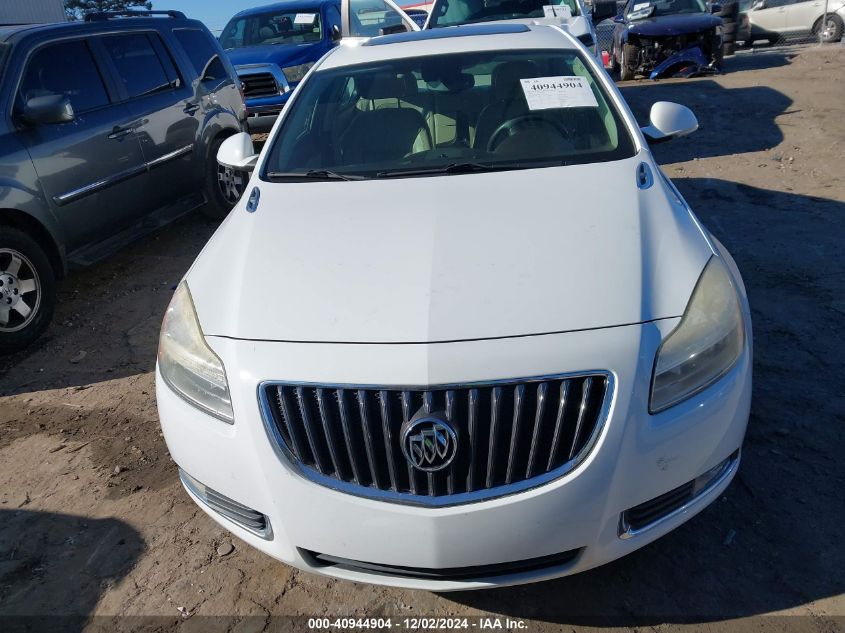2012 BUICK REGAL VIN: 2G4GR5EK7C9156778
