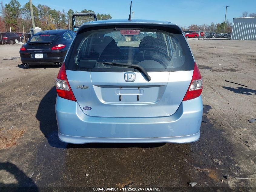 2008 Honda Fit Sport VIN: JHMGD38618S033813 Lot: 40944961