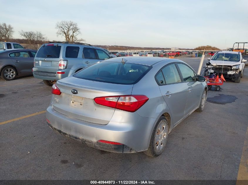 2014 Kia Forte Lx VIN: KNAFK4A6XE5137873 Lot: 40944973