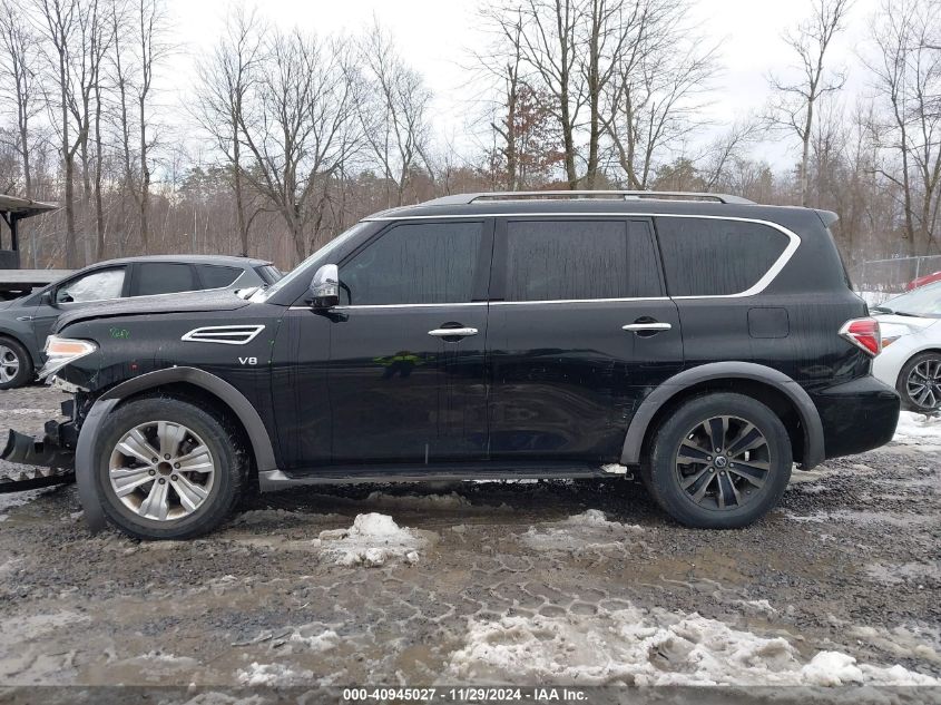 2017 Nissan Armada Platinum VIN: JN8AY2NF1H9302009 Lot: 40945027