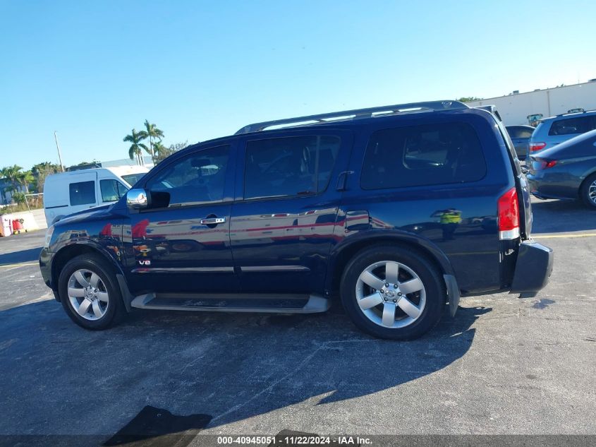 2009 Nissan Armada Le VIN: 5N1BA08DX9N614319 Lot: 40945051