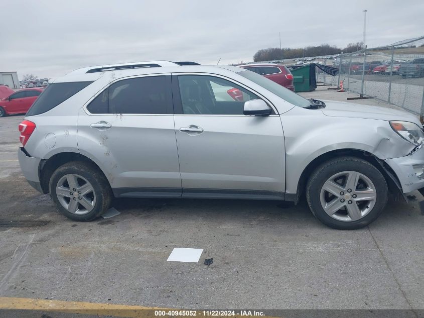 2016 Chevrolet Equinox Ltz VIN: 2GNALDEK5G1143688 Lot: 40945052