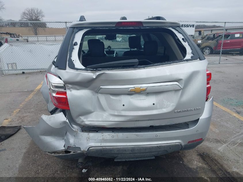 2016 Chevrolet Equinox Ltz VIN: 2GNALDEK5G1143688 Lot: 40945052