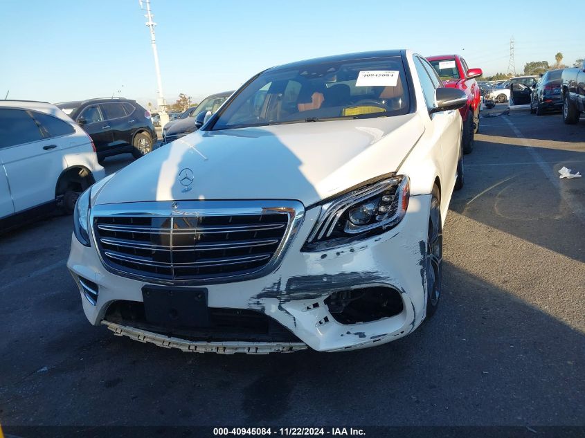 2019 Mercedes-Benz S 560 VIN: WDDUG8DB9KA434251 Lot: 40945084